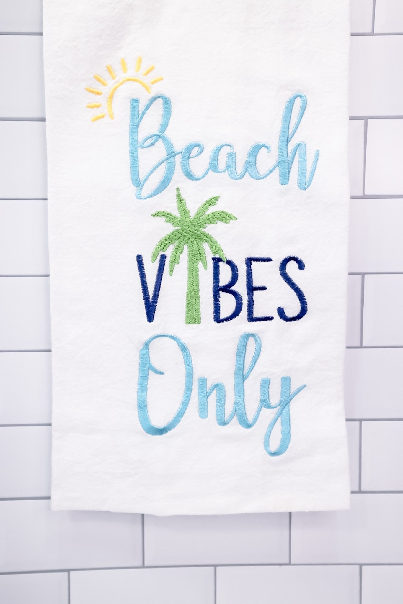 Beach Vibes Only Towel - Whiskey Skies