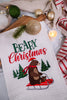 Beary Christmas Waffle Weave Kitchen Towel - Whiskey Skies