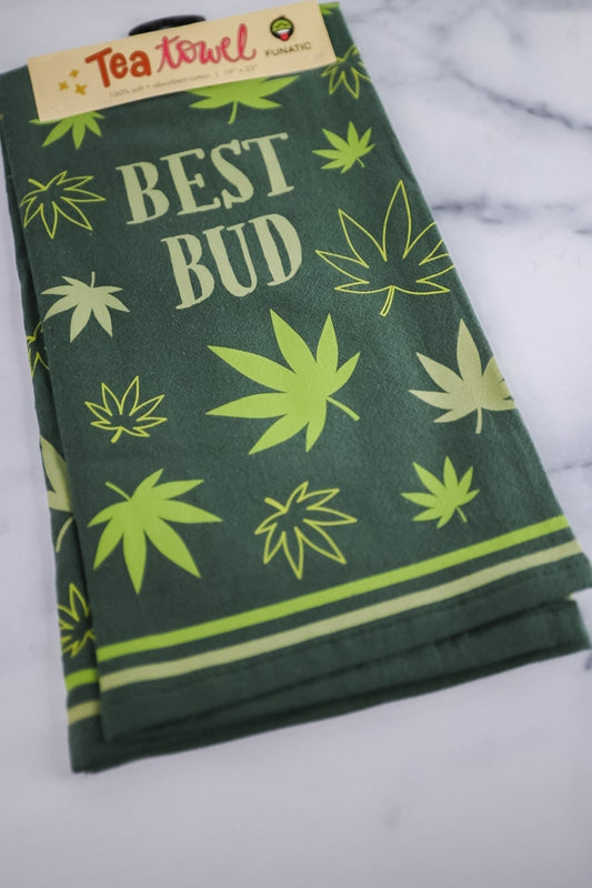 Best Bud Tea Towel - Whiskey Skies