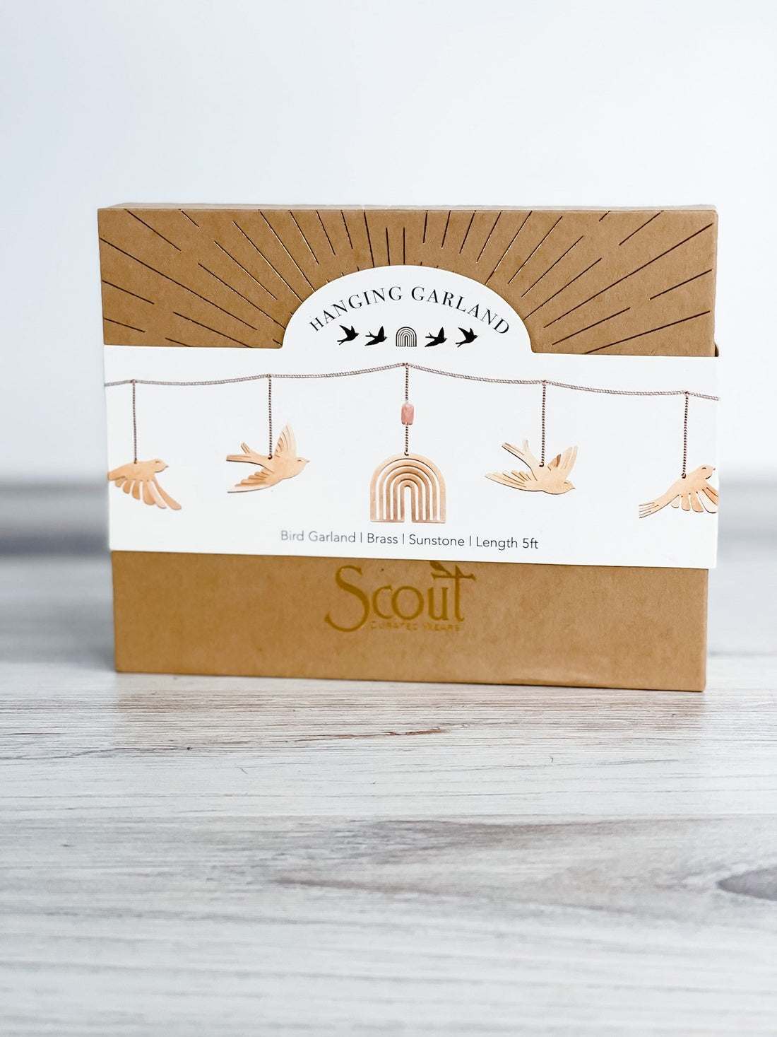 Bird Hanging Garland - Whiskey Skies - SCOUT CURATED WEARS