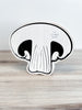 Black And White Double Sided Mushroom Wood Cut Out - Whiskey Skies