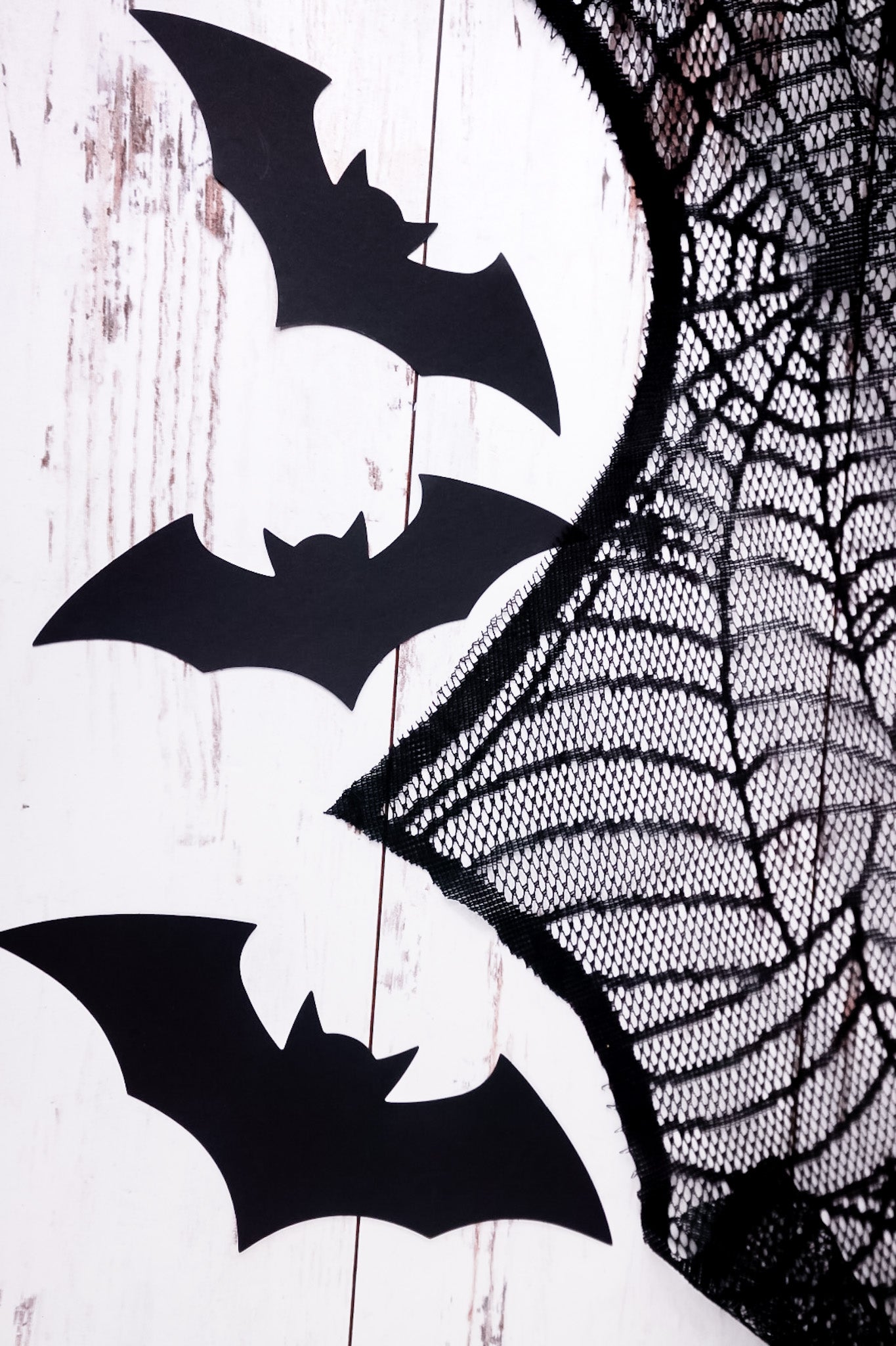Black Bat Paper Halloween Decor - Whiskey Skies