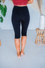 Black Capri Leggings - Whiskey Skies