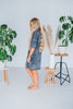 Black Happy Face Terry Tunic Dress - Whiskey Skies