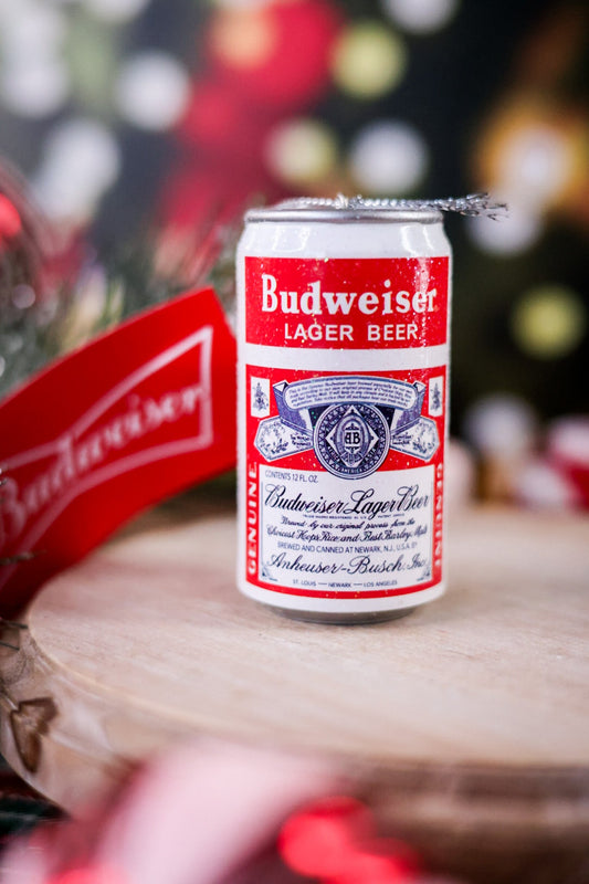 Budweiser Vintage Can Ornament - Whiskey Skies