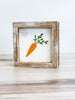 Carrot/Growing Double Sided Wood Sign *Final Sale* - Whiskey Skies