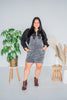 Charcoal Corduroy Overall Dress - Whiskey Skies