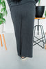 Charcoal Wide Leg Palazzo Pants - Whiskey Skies