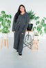 Charcoal Wide Leg Palazzo Pants - Whiskey Skies