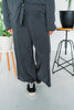 Charcoal Wide Leg Palazzo Pants - Whiskey Skies