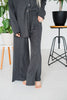 Charcoal Wide Leg Palazzo Pants - Whiskey Skies