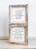 Choose/Laugh Double Sided Wood Sign - Whiskey Skies