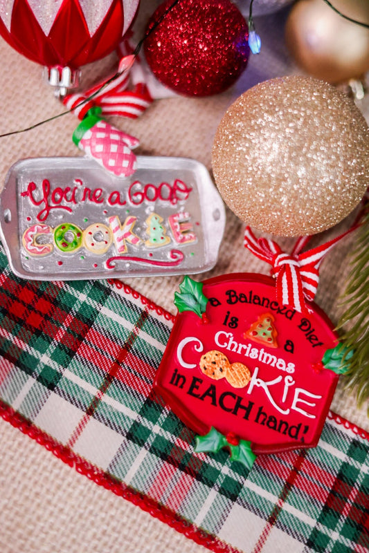 Christmas Cookie Tray Ornaments (Two Styles) - Whiskey Skies