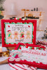 Christmas Gingerbread Signs W/ Beaded Hanger (Two Styles) - Whiskey Skies