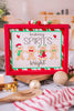 Christmas Gingerbread Signs W/ Beaded Hanger (Two Styles) - Whiskey Skies