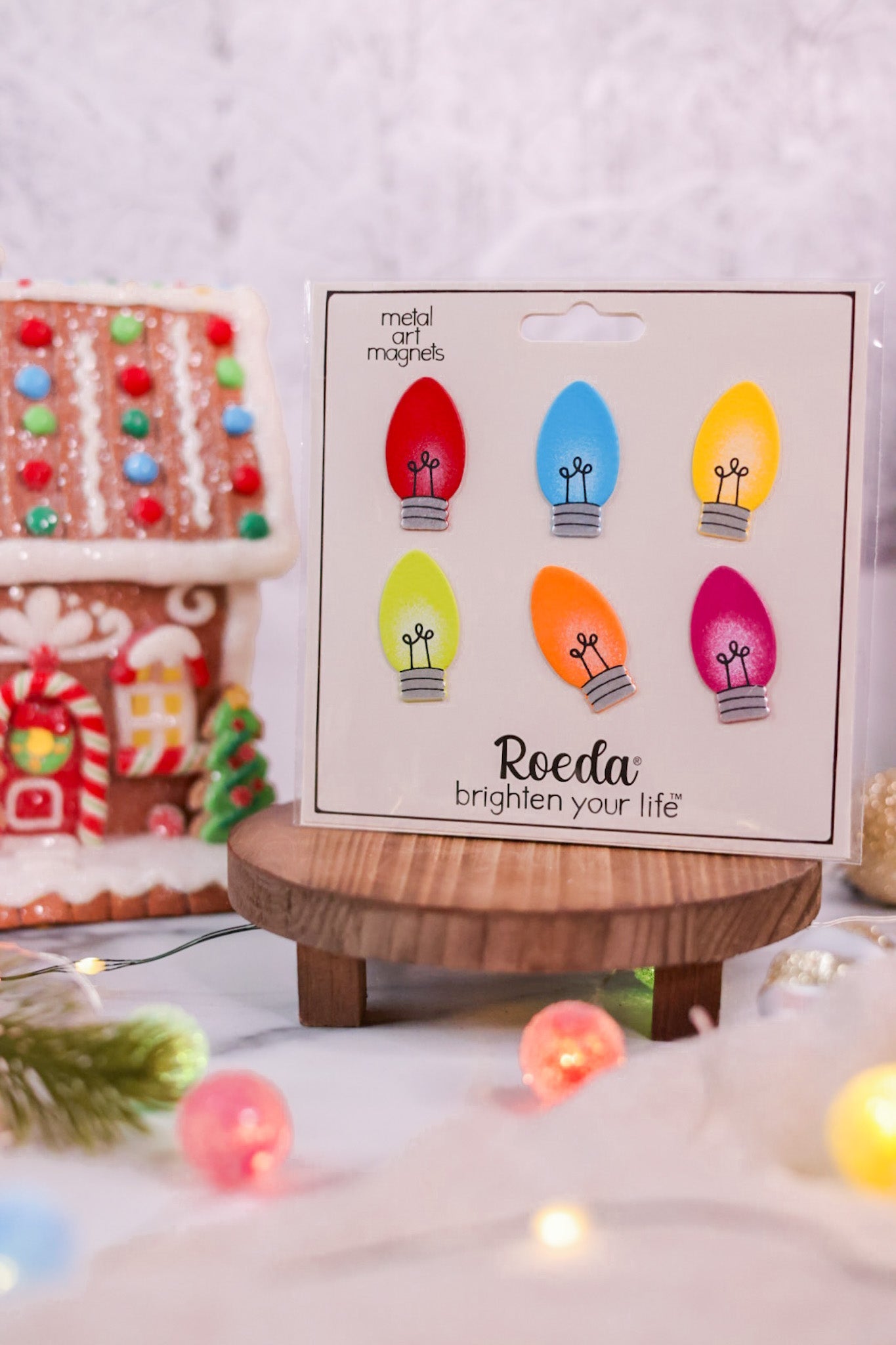 Christmas Light Magnets S/6 - Whiskey Skies