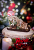 Classic Sleigh Ornament W/ Cut Out Snowflakes - Whiskey Skies