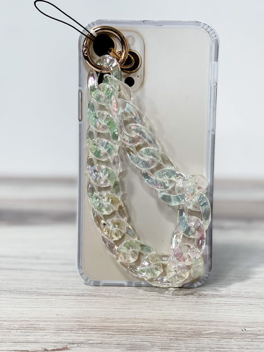 Clear Holographic Phone Charm *Final Sale* - Whiskey Skies