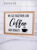 Coffee Framed Tabletop Signs (5 Styles)