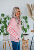 Coral & White Gingham Button Down Shirt - Whiskey Skies