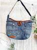 Denim Rhea Hobo Bag - Whiskey Skies