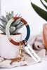 Desert Chloe Color Block Key Ring And Bracelet - Whiskey Skies
