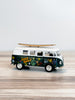 Diecast 62'  VW Bus With Surfboard (4 Colors)
