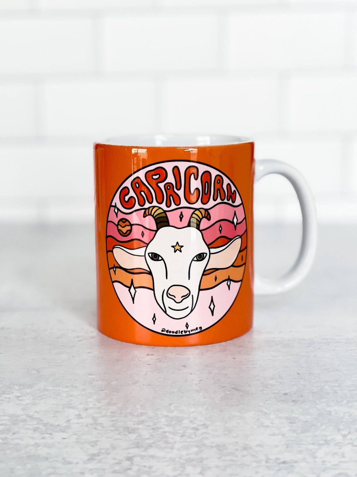 Doodle Zodiac Coffee Mugs (12 Styles) *Final Sale* - Whiskey Skies
