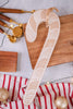 Double Sided Wooden Candy Cane Ornament - Whiskey Skies