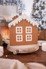 Double Sided Wooden Gingerbread House - Whiskey Skies