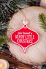 Double Sided Wooden Ornament - Whiskey Skies