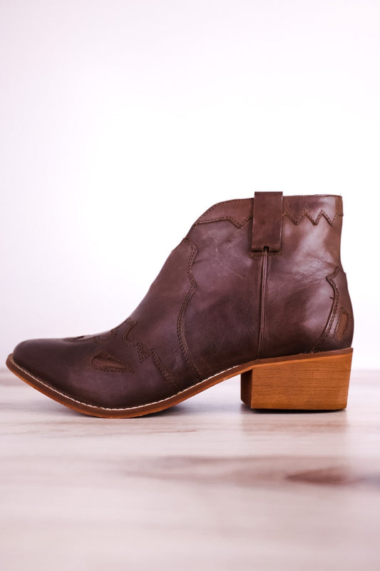 Drexel Western Ankle Bootie - Whiskey Skies
