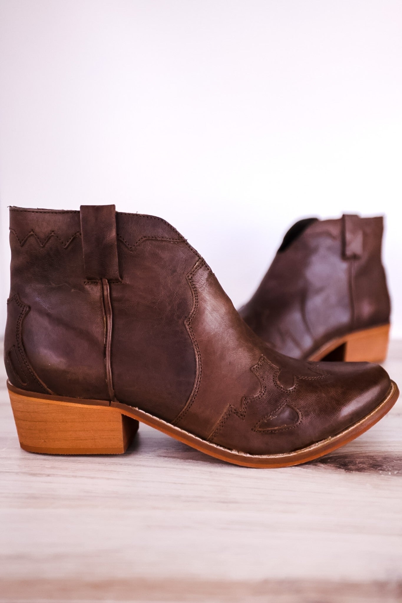 Drexel Western Ankle Bootie - Whiskey Skies