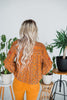 Embroidered Long Sleeve Top - Whiskey Skies