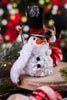 Fabirc Sequin Snowman With Twig (2 Styles) - Whiskey Skies