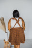 Floral Corduroy Pinafore - Whiskey Skies