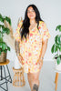 Floral Print Babydoll Dress - Whiskey Skies - ANDREE BY UNIT