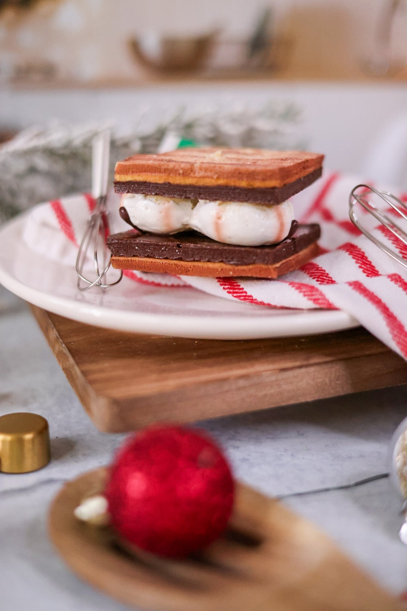 Foam S'mores Ornament - Whiskey Skies