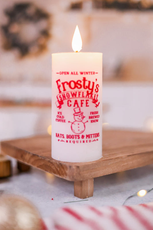 Frosty's Cafe LED Votive Candle - Whiskey Skies
