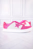 Fuchsia Crystal Legendary Sneakers - Whiskey Skies