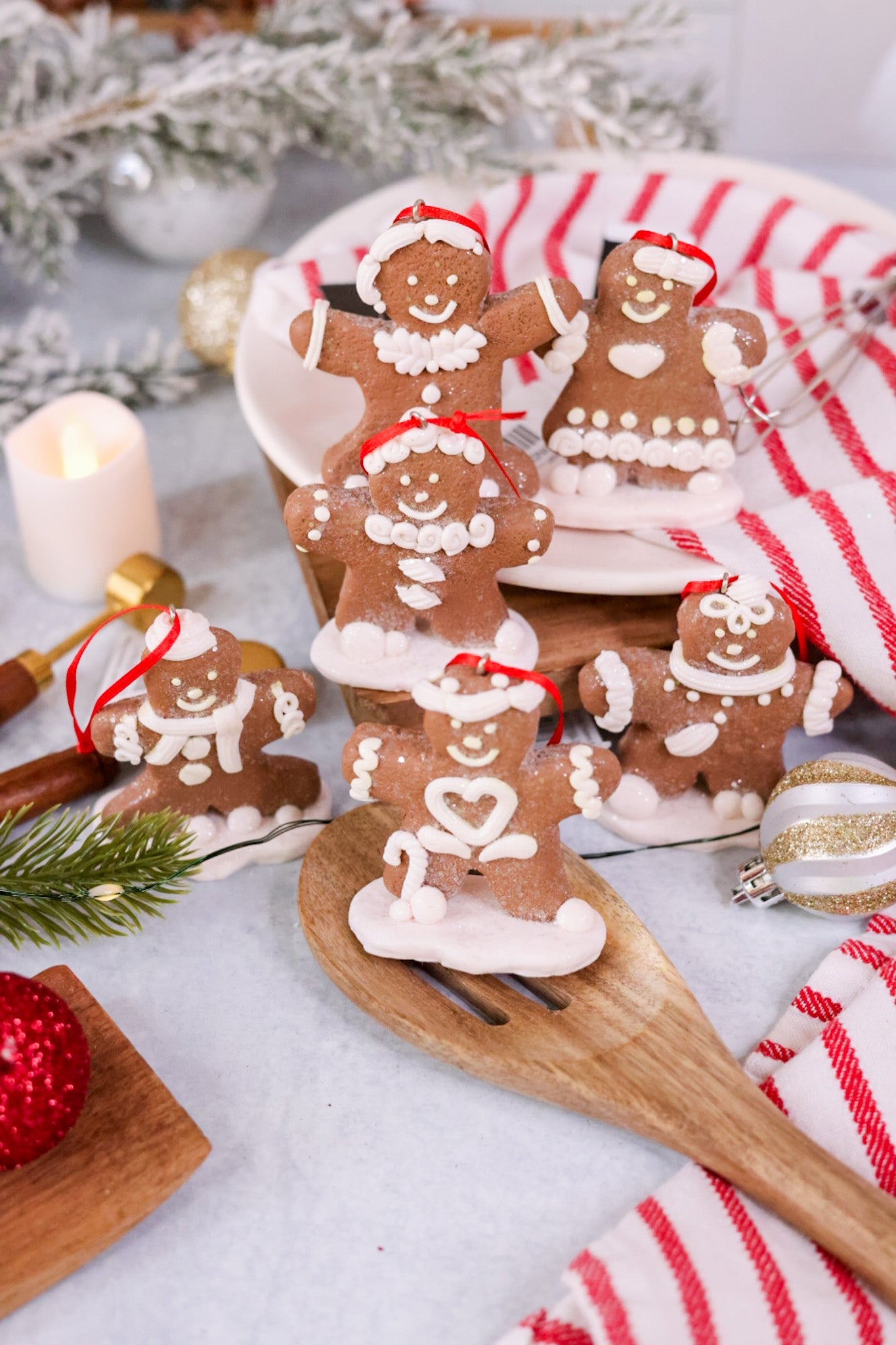 Gingerbread Cookie Ornaments (6 Styles) - Whiskey Skies