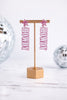 Glitzy Howdy Acrylic Dangles - Whiskey Skies