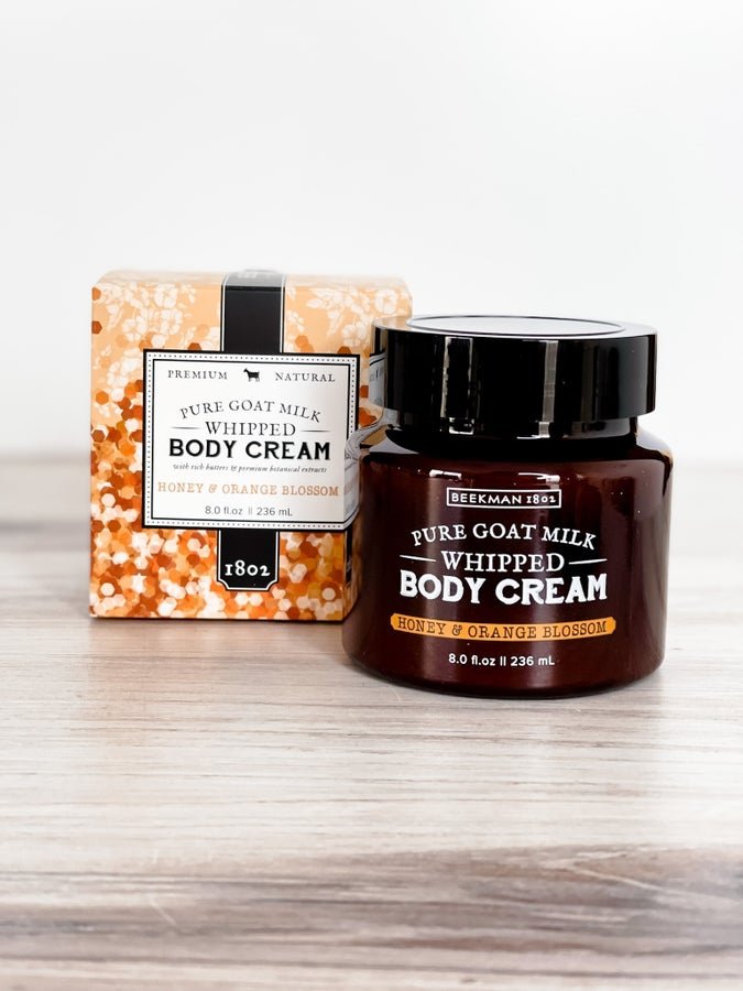 Goat Milk Whipped Body Cream (3 Scents) - Whiskey Skies
