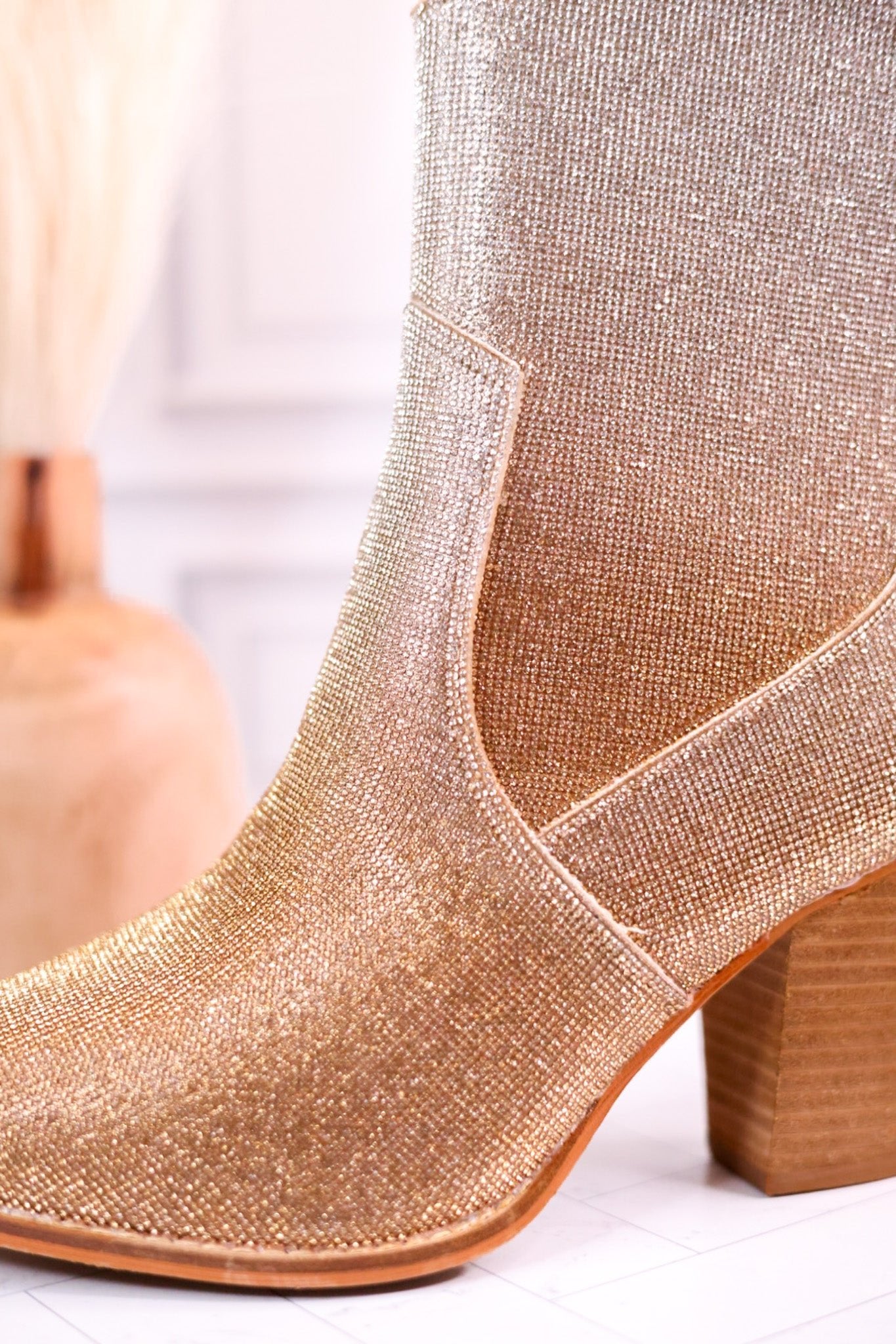 Gold & Silver Ombre Selfie Sparkle Boots - Whiskey Skies