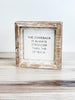 Good/Comeback Double Sided Wood Sign - Whiskey Skies
