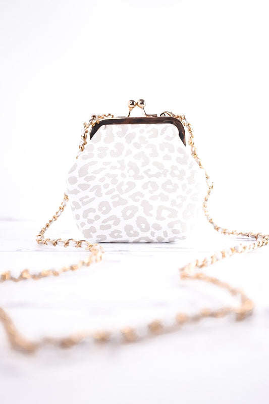 Grey Cheetah Cleo Coin Pouch - Whiskey Skies