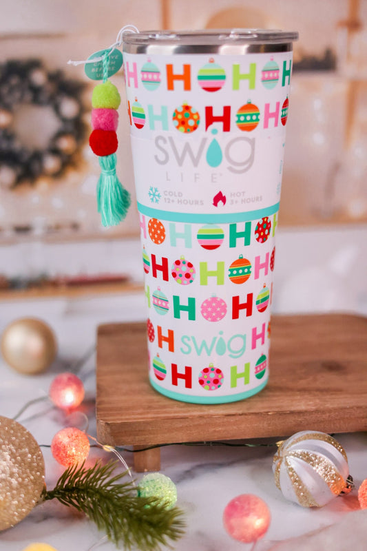 HoHoHo 22oz Tumbler - Whiskey Skies
