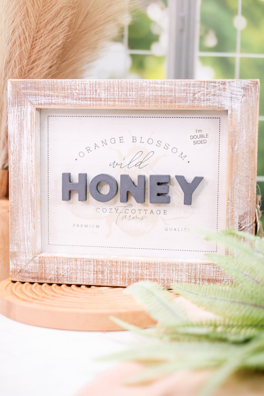 Honey/Bee Double Sided Sign - Whiskey Skies