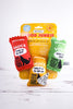 Howling Hot Sauce Dog Toy (Set of 3) - Whiskey Skies