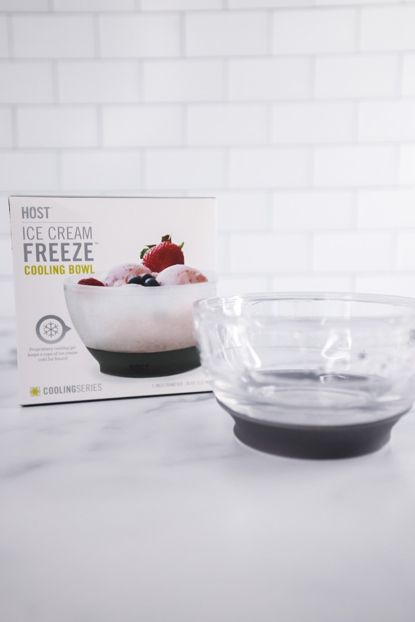 Ice Cream FREEZE Cooling Bowl - Whiskey Skies